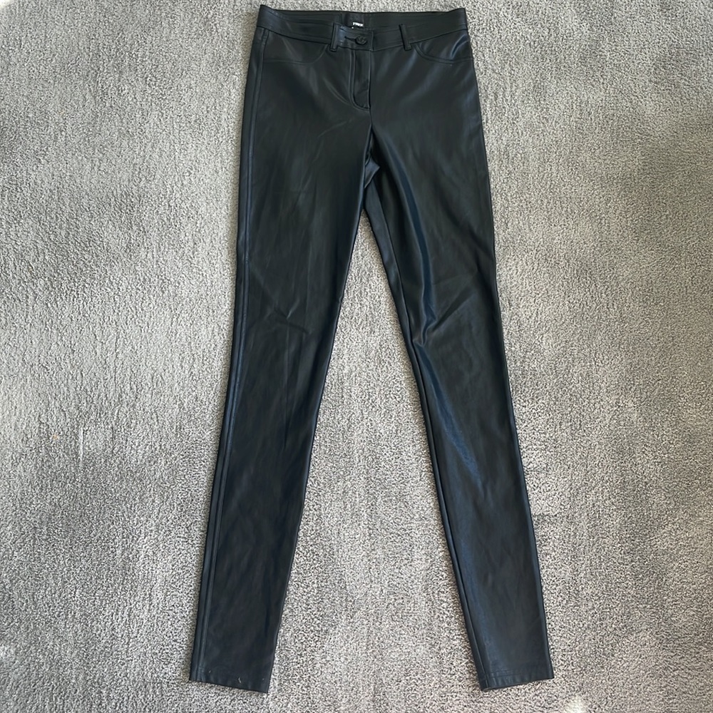EC Wilfred Free Charm Faux Leather Pants - Size 2